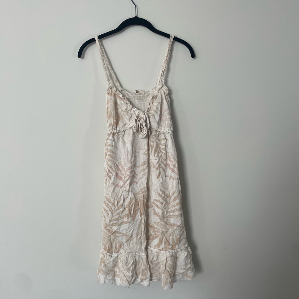 3/$20 Ocean Drive palm leaf dress
